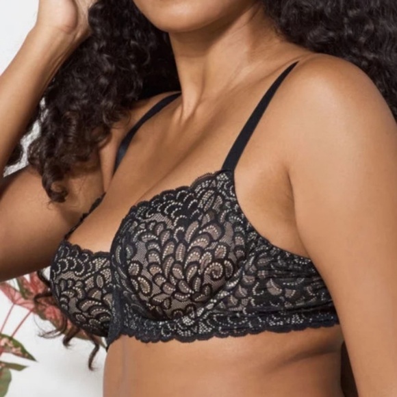 EUC True&Co gramercy balconette bra 36C - Picture 1 of 8